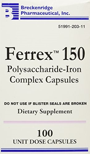 Ferrex 150 Original Formula 100 Caps by Breckenridge