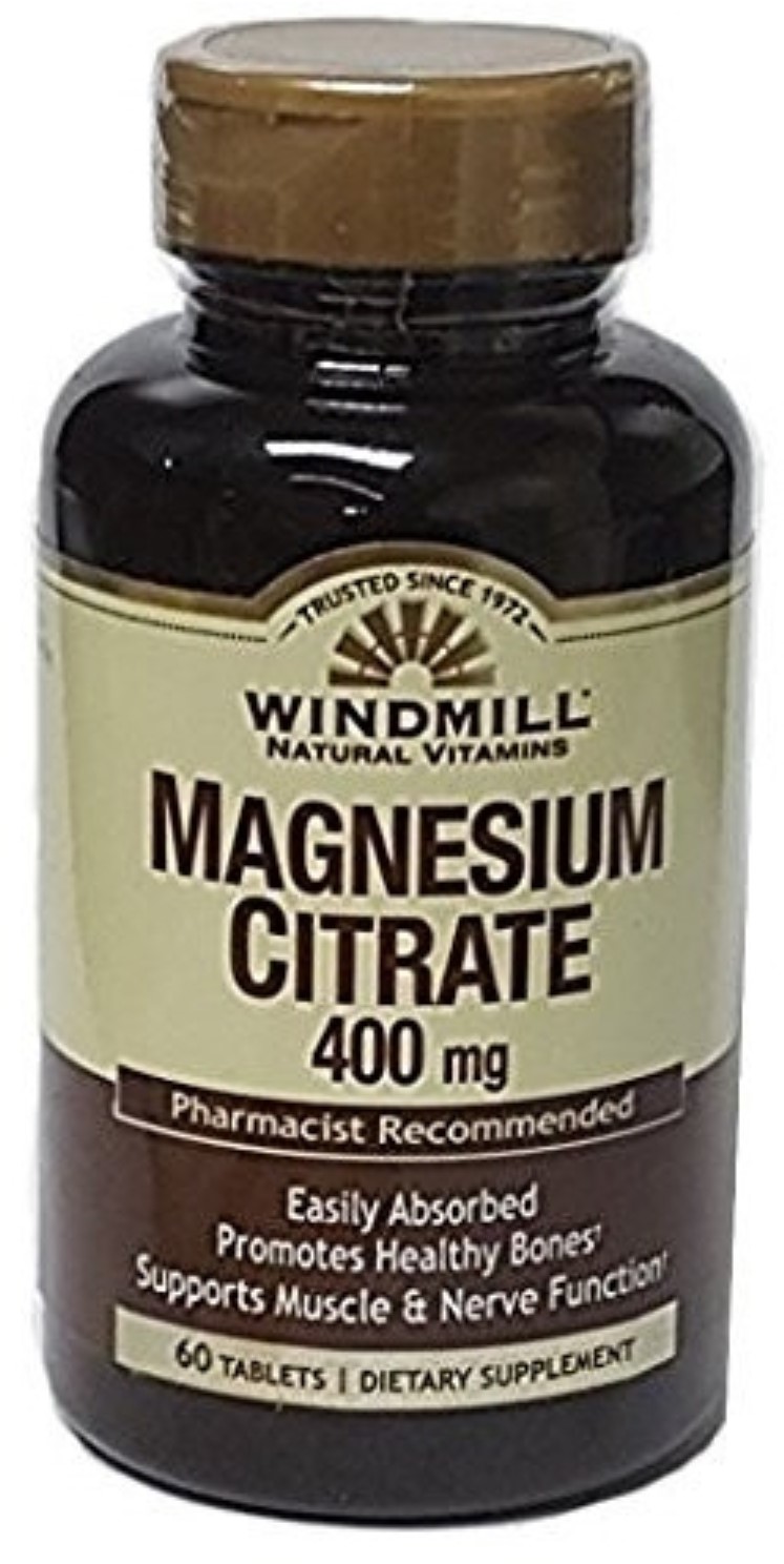Magnesium Citrate 60 Tabs by Windmill Health Products