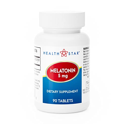 GeriCare Melatonin 5mg Tablets Dietary Supplement 90 Ount (Pack of 1)