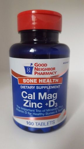Gnp Calcium Magnesium Zinc+D Tablet 100ct