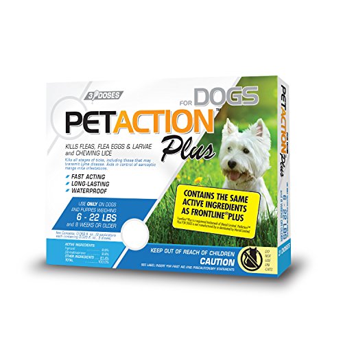 221542 Pet Action Plus Dog Flea & Tick Applicators - Small