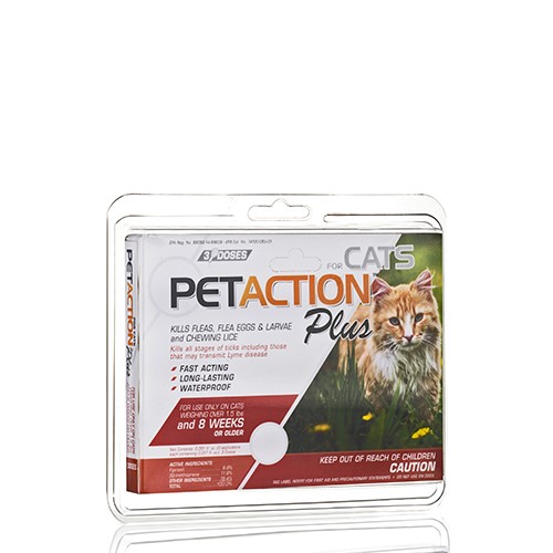 PETACTION PRO Flea & Tick Topical Treatment for Large Dogs 45-88 Lbs 3 Month Supply