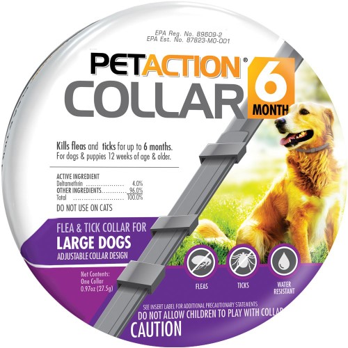PetAction Flea Tick Collar for Large Dogs
