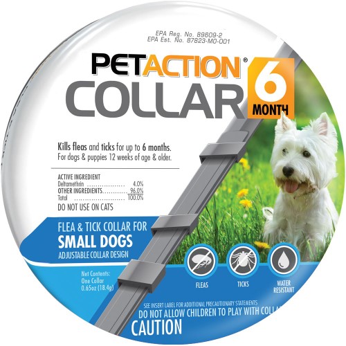 PetAction Flea & Tick Collar for Small Dogs  6 Months Prevention