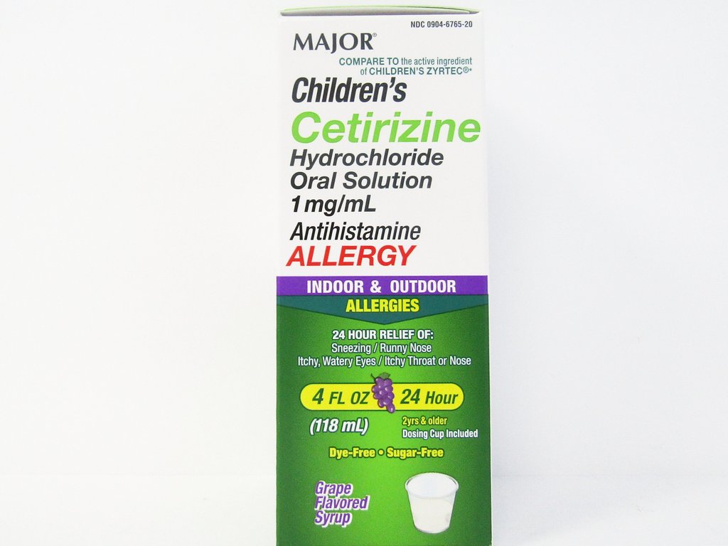 MAJOR CHILDREN'S ALLERGY (COMPARE to CHILDREN'S ZYRTEC), 4 FL OZ  3-Pack