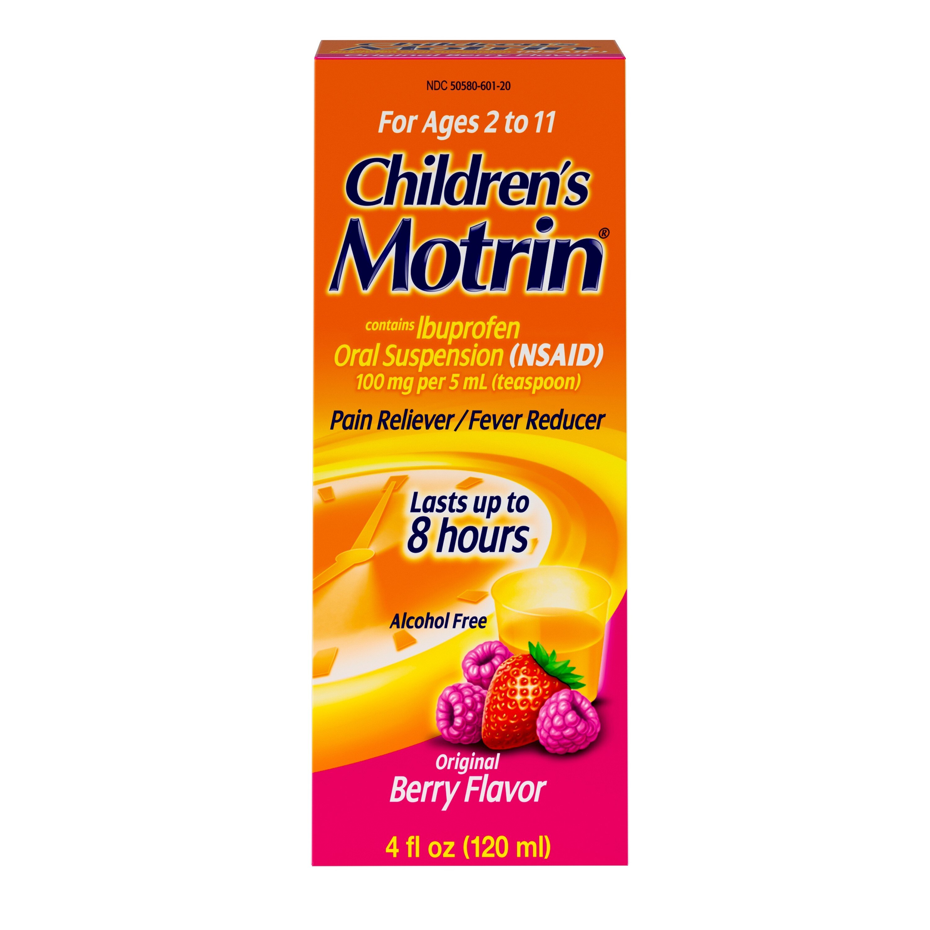 Ibuprofen Child Suspension Berry 4 oz by Blue Point Pharma