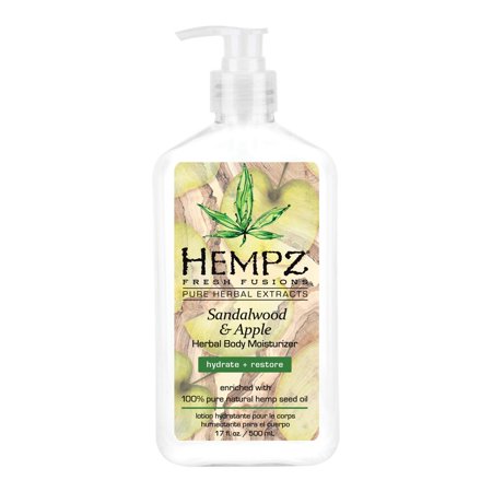 Fresh Fusions Sandalwood and Apple Herbal Body Moisturizer by Hempz for Unisex - 17 Oz Moisturizer