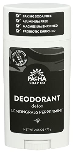 Pacha Soap Co Deodorant Lemongrass Peppermint 2.65 Oz