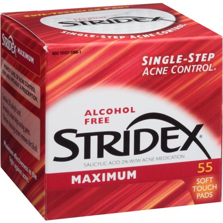 Stri-Dex Daily Care Pads Maximum Strength 55 Each by Stri-Dex