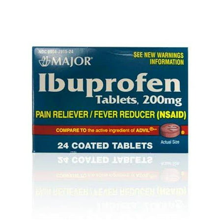 Major Ibuprofen 200mg Tablets  24ct