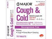 HBP Cough & Cold Chlorpheniamine 4mg + Dextromethorphan HBr 30 Mg - 16 Ct
