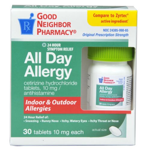 GNP 24 Hour All Day Allergy Relief 30 Tablets
