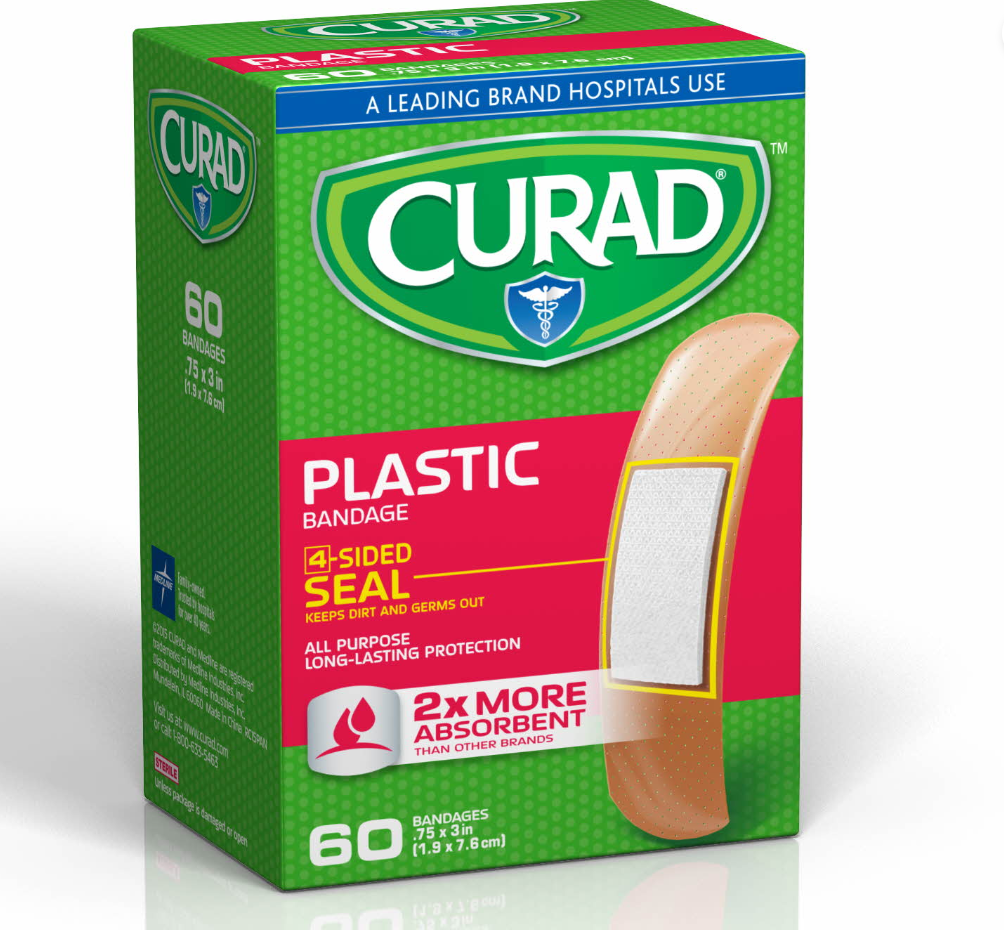 Medline Industries Curad Classic Care Bandages 60 ea