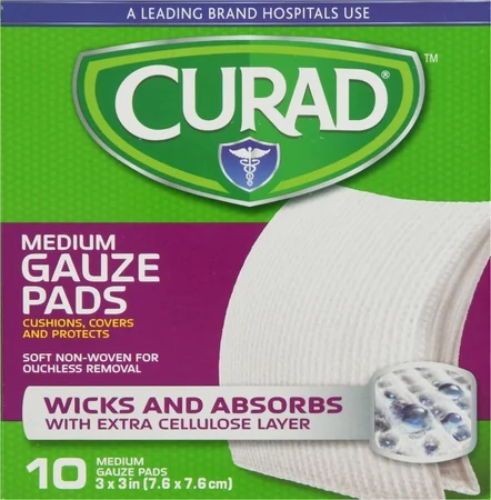 Medline Industries Curad Pro-Gauze Gauze Pads 10 ea