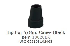 Nova Ortho Med Nova Cane Tip  1 ea