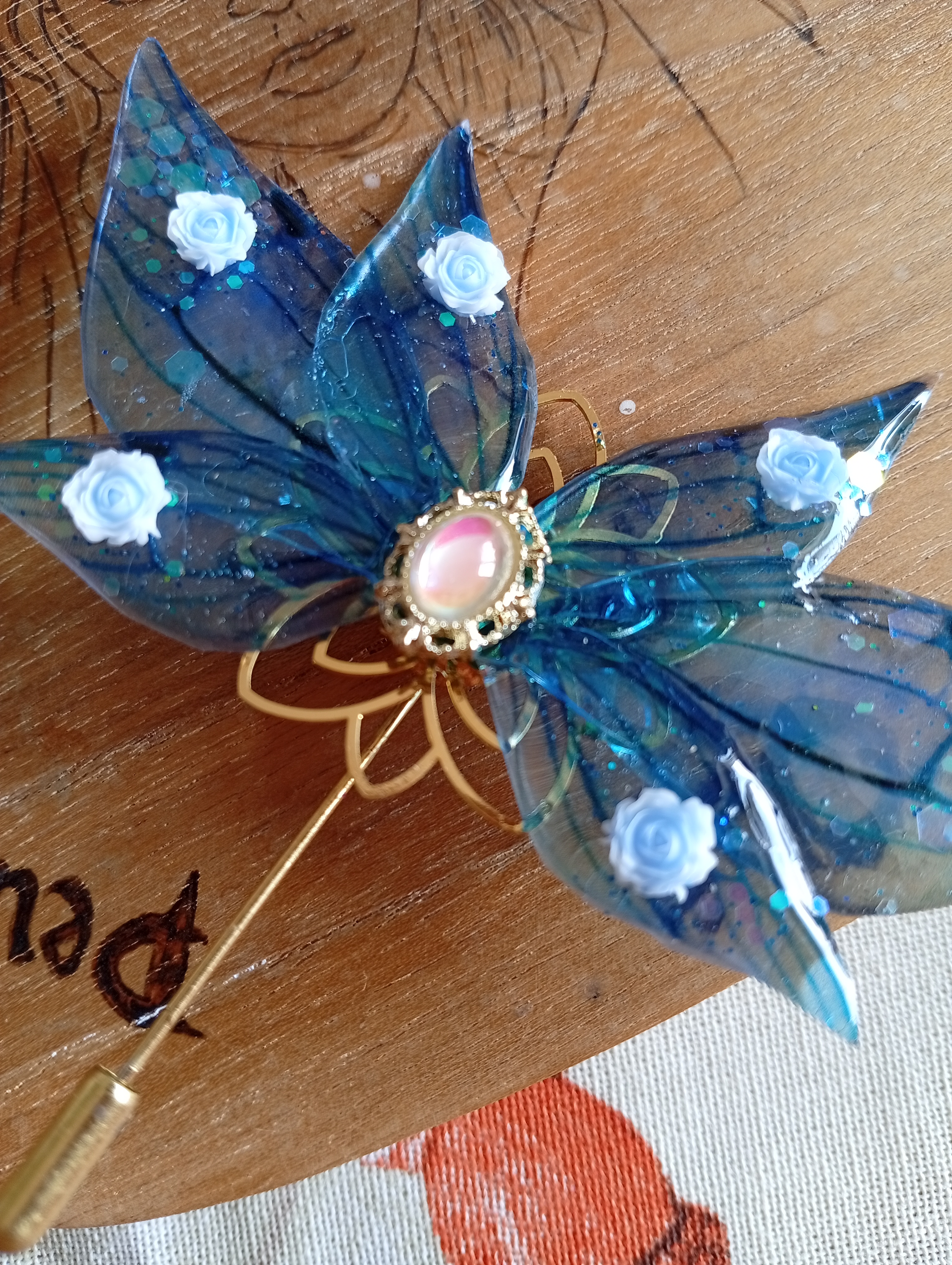 🦋 Broche féerique / Pique à chignon