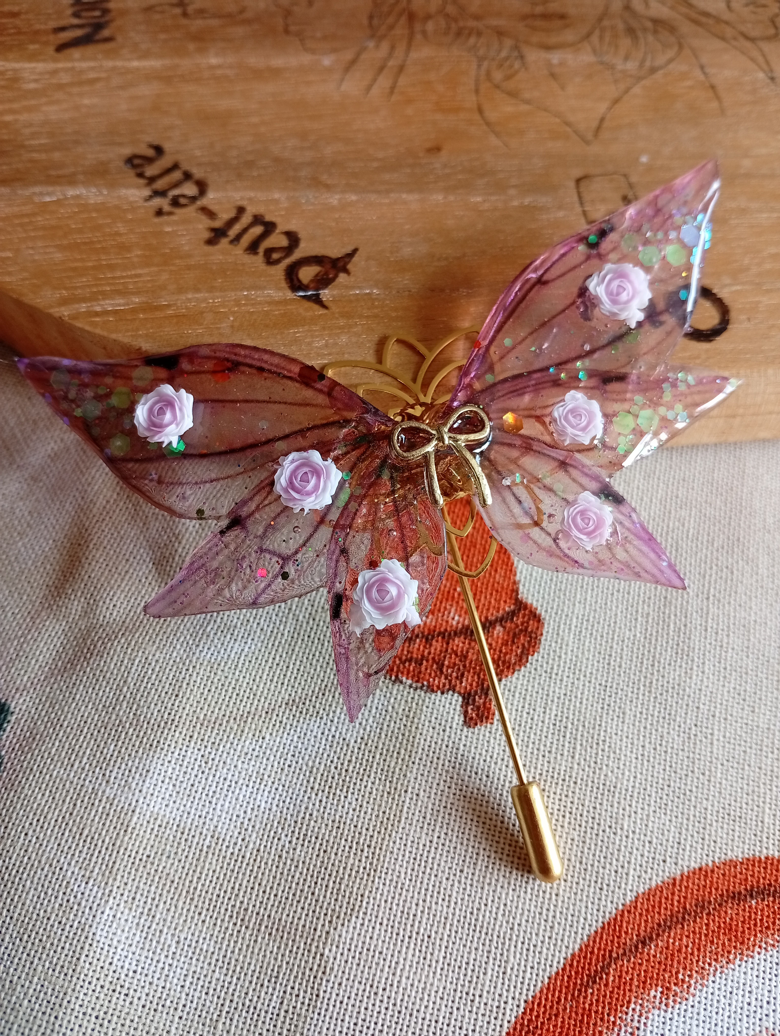 🦋 Broche féerique / Pique à chignon