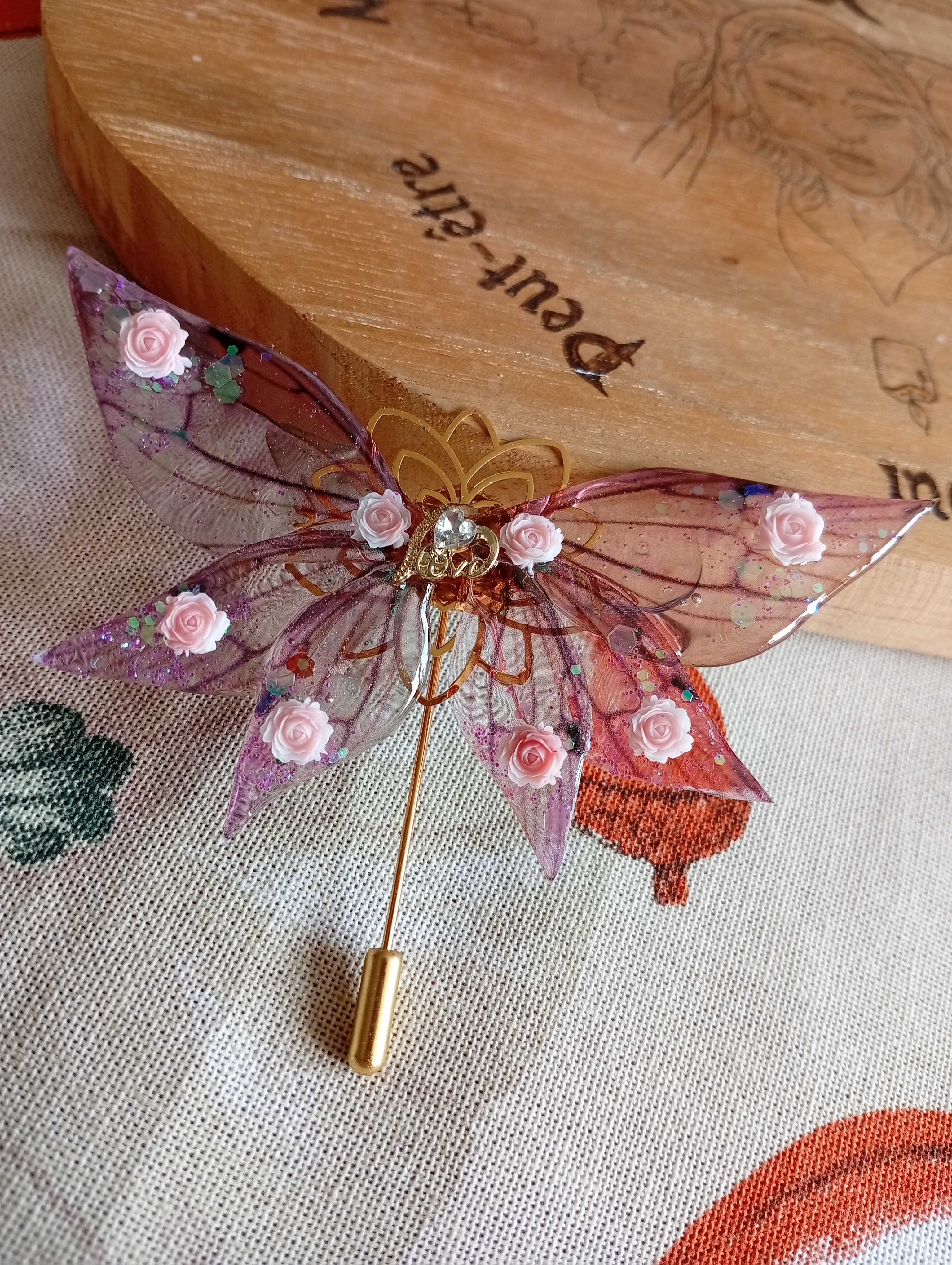 🦋 Broche féerique / Pique à chignon