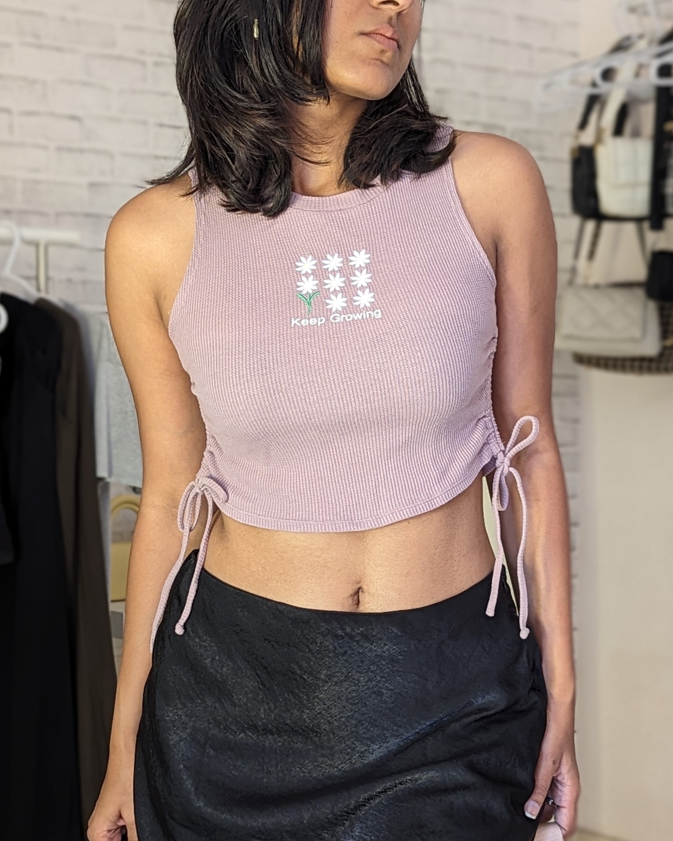 Mauve crop top