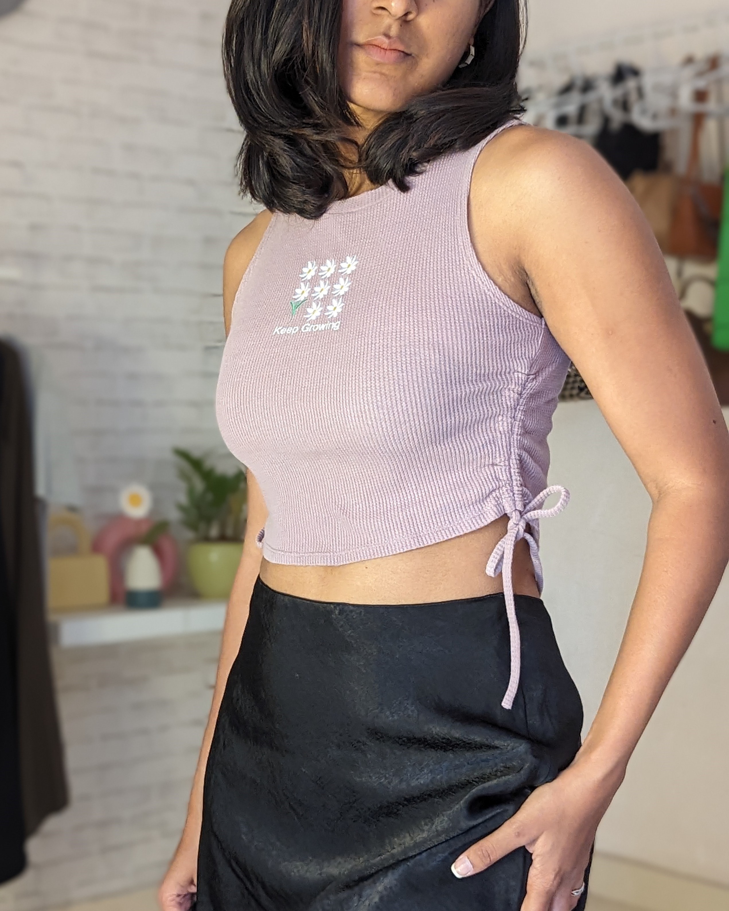 Mauve crop top