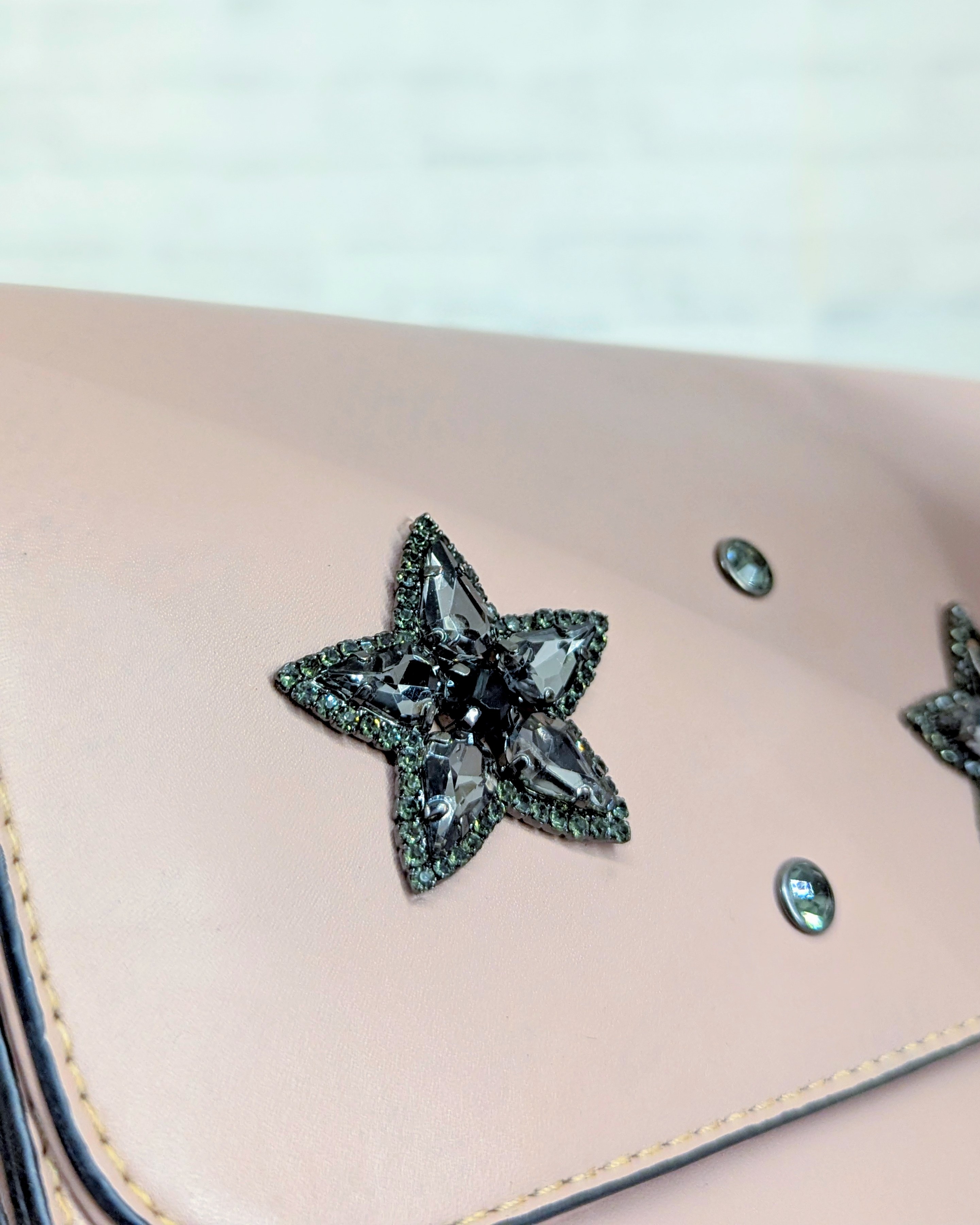 Dusky rose sling bag / clutch