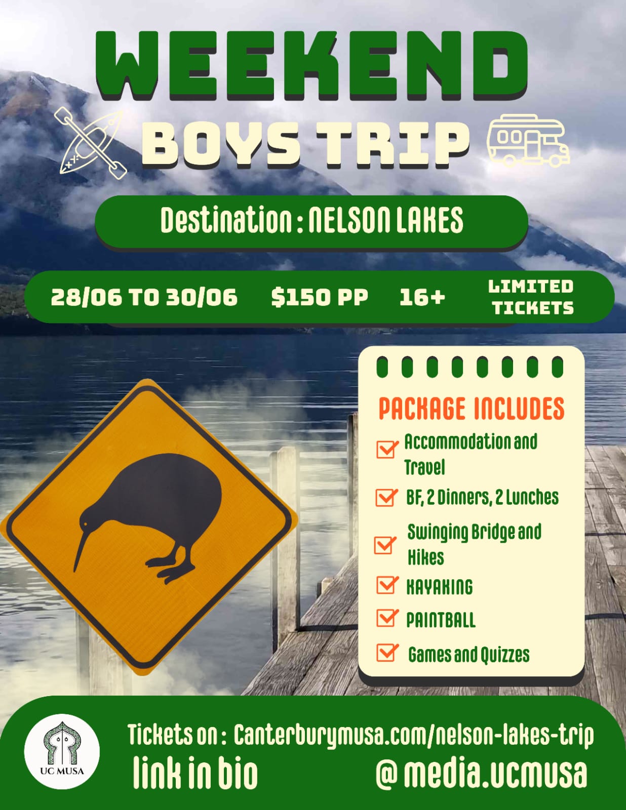 Nelson Lakes National Park Boys Trip