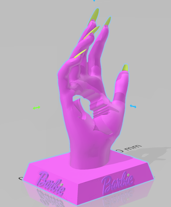 Porta-Joias em Forma de Mão