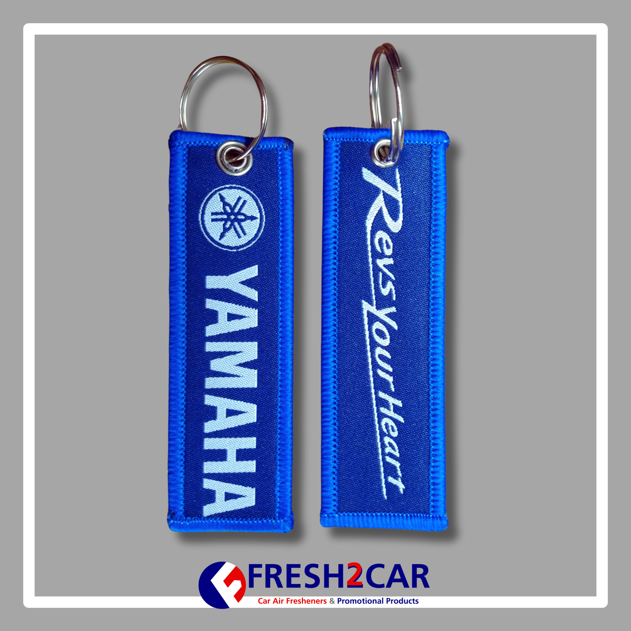 Individuell bestickte Schlüsselanhänger