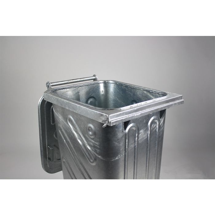 Poubelle 120 L Métallique Galvanisé 