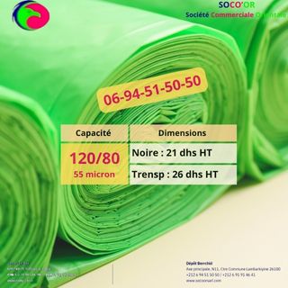 Sac poubelle 120/80