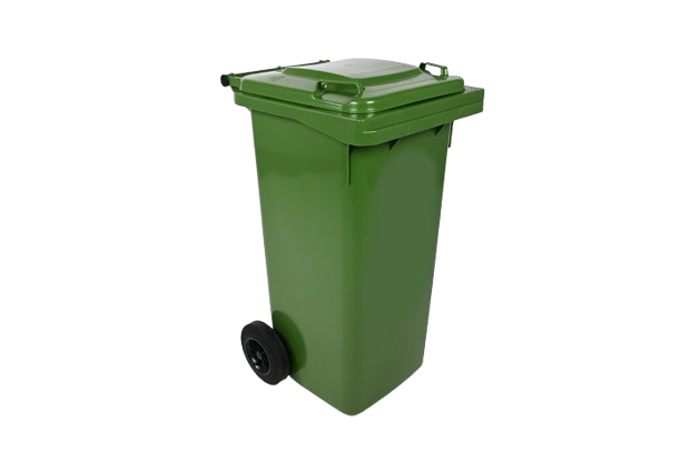 Poubelles à Pédale Locale 120 Litres en Polyéthylène Haute Densité – Verte