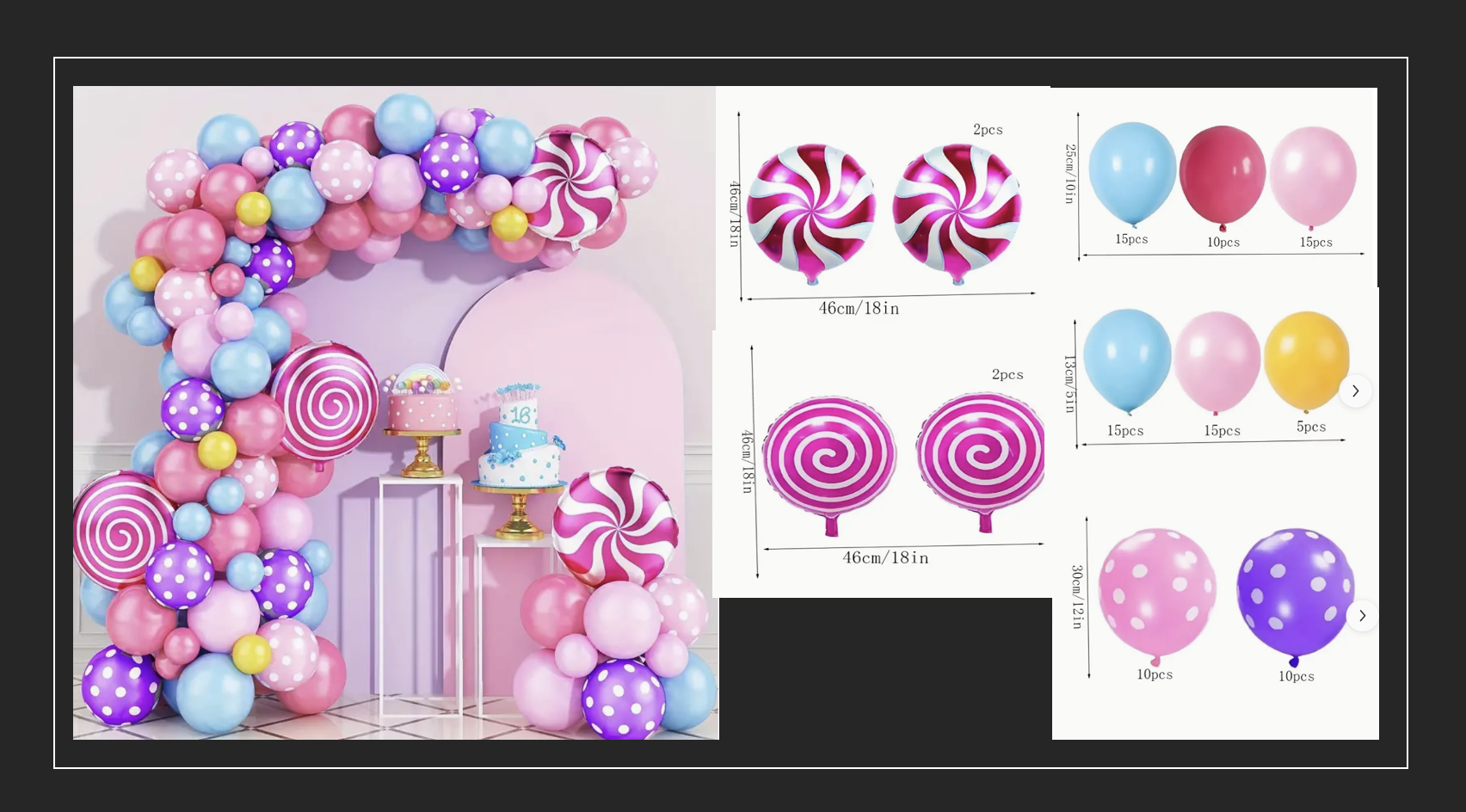 Summer Candy Balloon Garland 101 Pieces