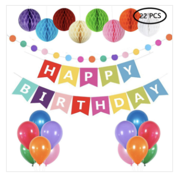 Colourful Birthday Party Balloon Pack