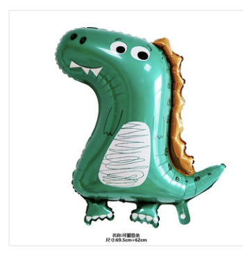 Foil Dinosaur Birthday Balloon - 70X62CM