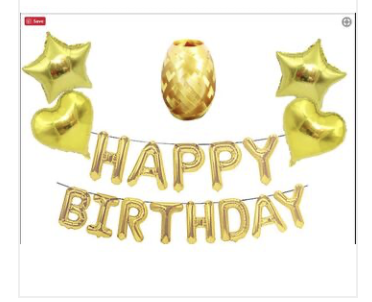 Happy Birthday Kit - Gold