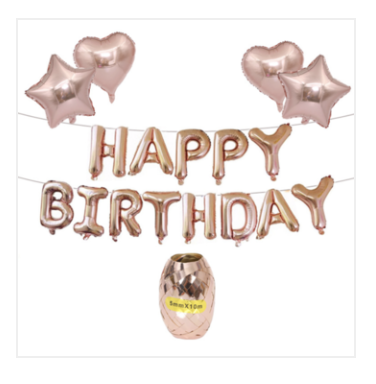 Happy Birthday Kit - Rose Gold