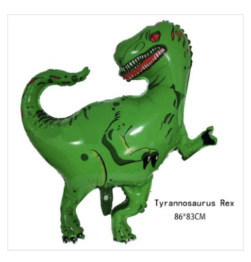 Boys Dinosaur Happy Birthday Balloon Kit - 65 Pieces