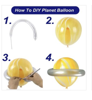 75pc Outer Space Theme Balloon Garland Decorating Kit