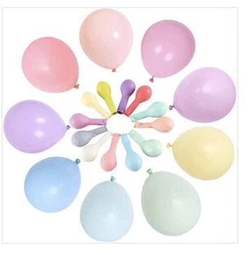 10pcs - 12cm (5") Pastel Balloons - Mixed Colours