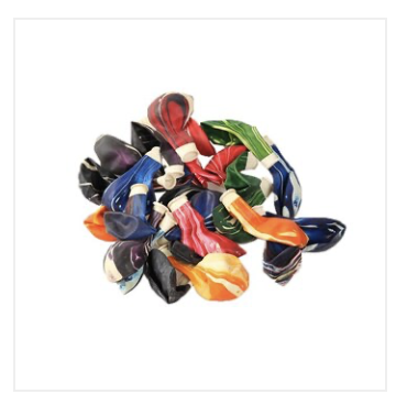 10pcs - 25cm (10") Marble/TieDie Balloon - Mixed Pack