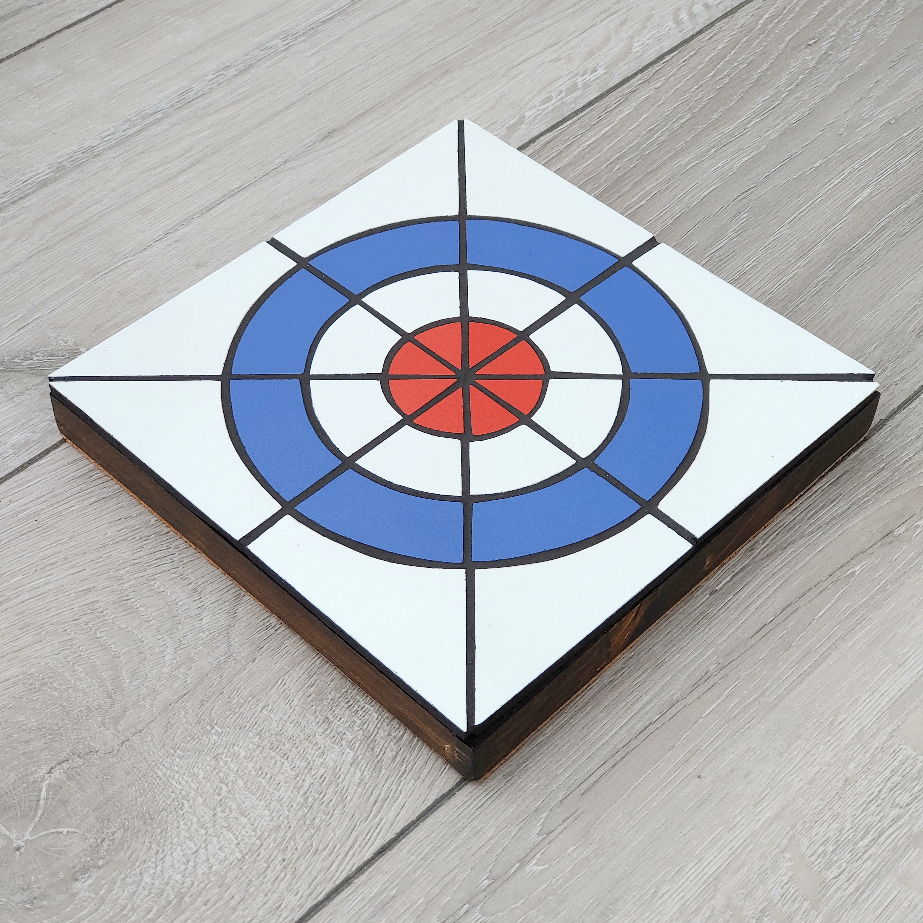 Handmade Trivet - RAF Roundel - Red /White/ Blue - Made to Order