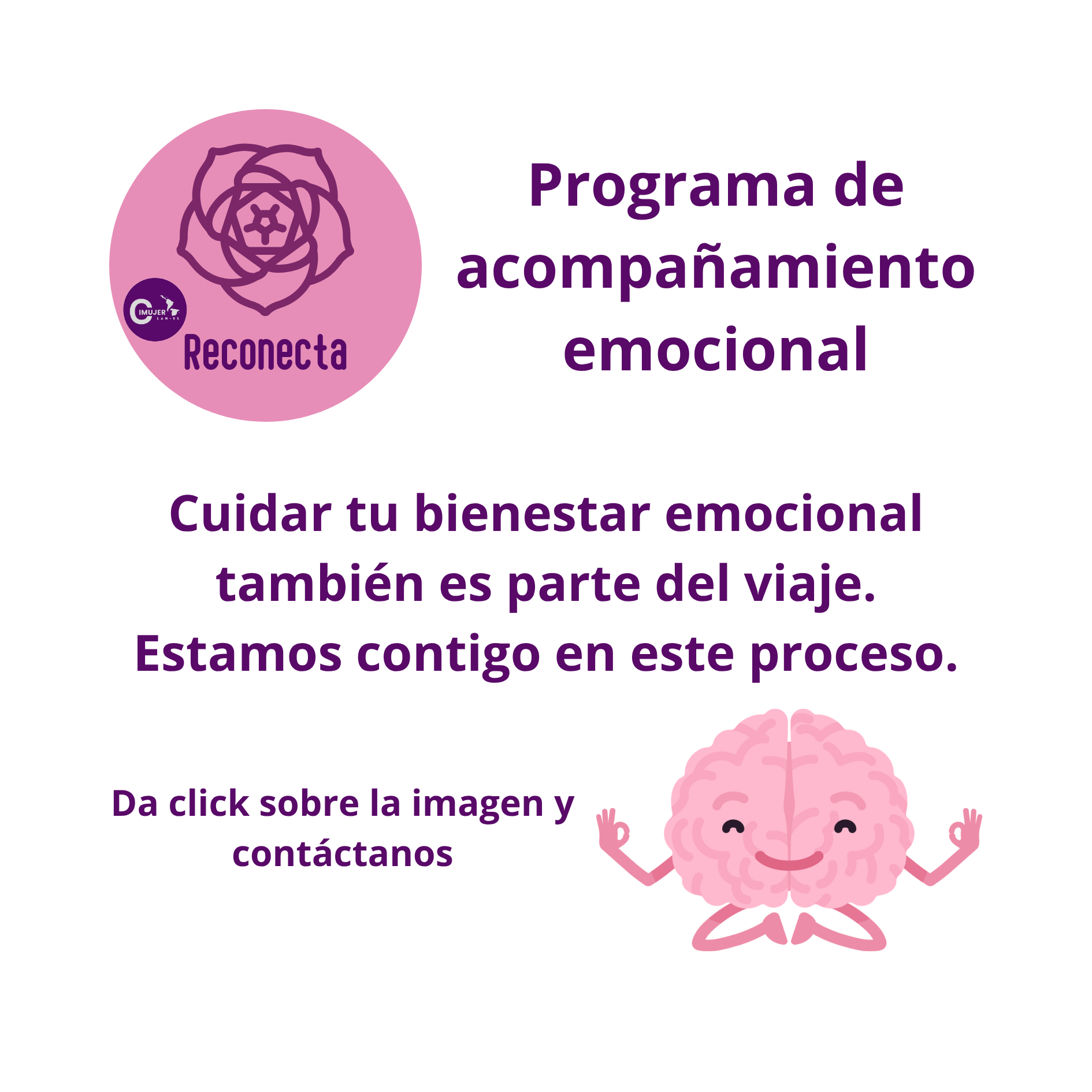 Acompañamiento emocional para mujeres y personas migrantes, basado en educación socioemocional