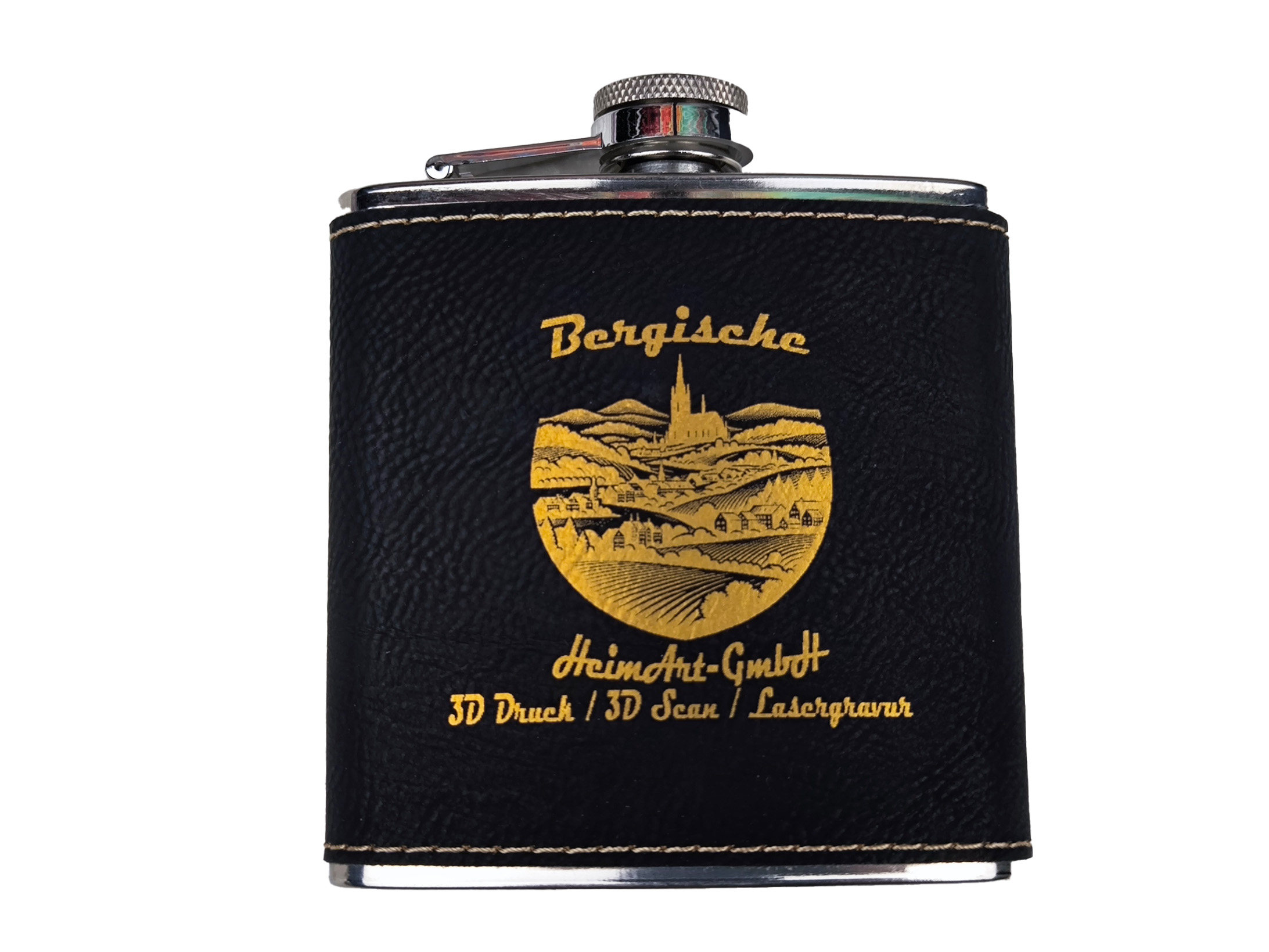 Flachmann Edelstahl m. Wunschgravur Gravur Geschenk Jubiläum Geburtstag Hochzeit