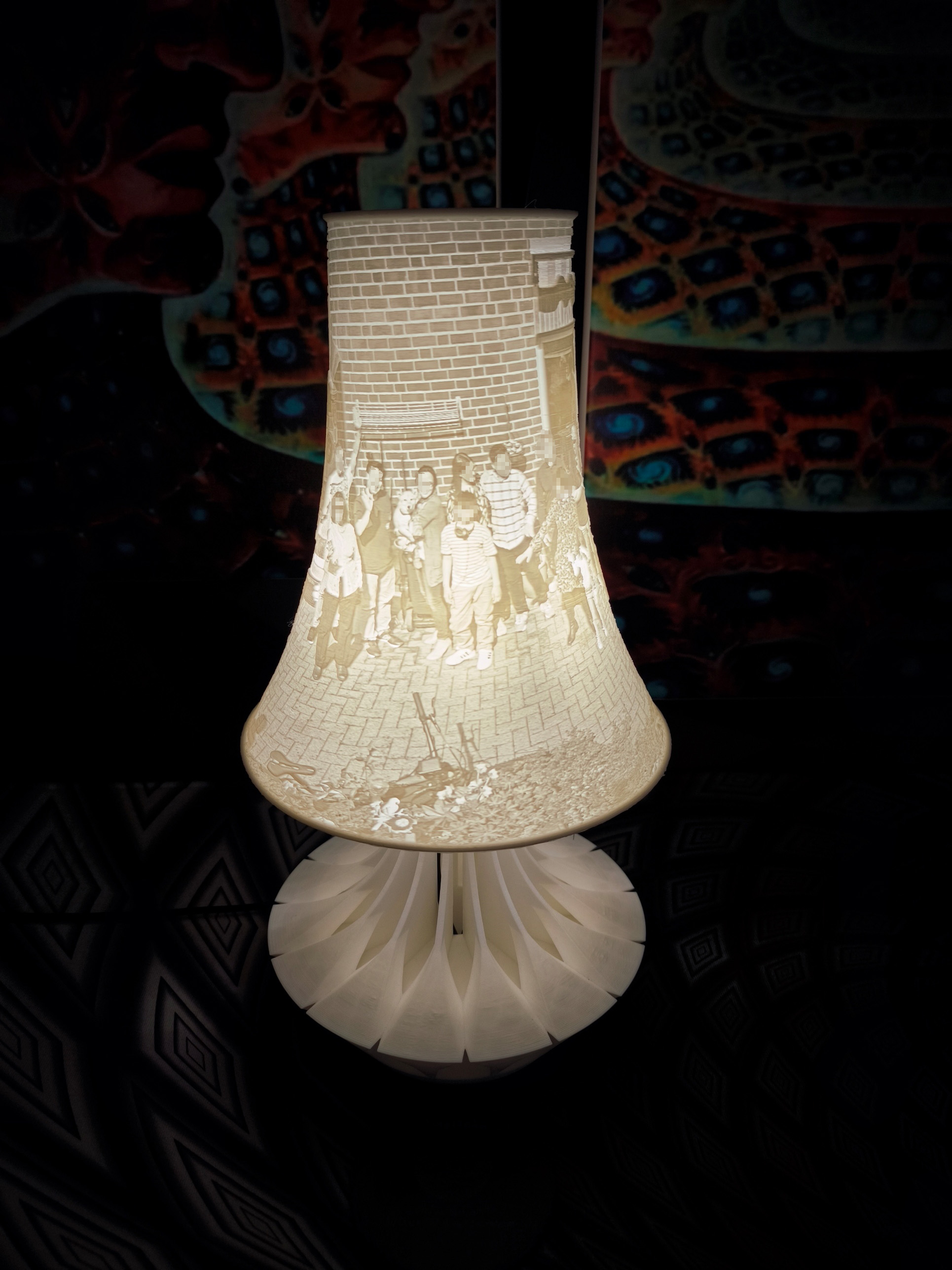 Personalisierte Tischlampe als Lithophan-Geschenk, Hochzeit, besondere Andenken mit Ihrem Wunschbild