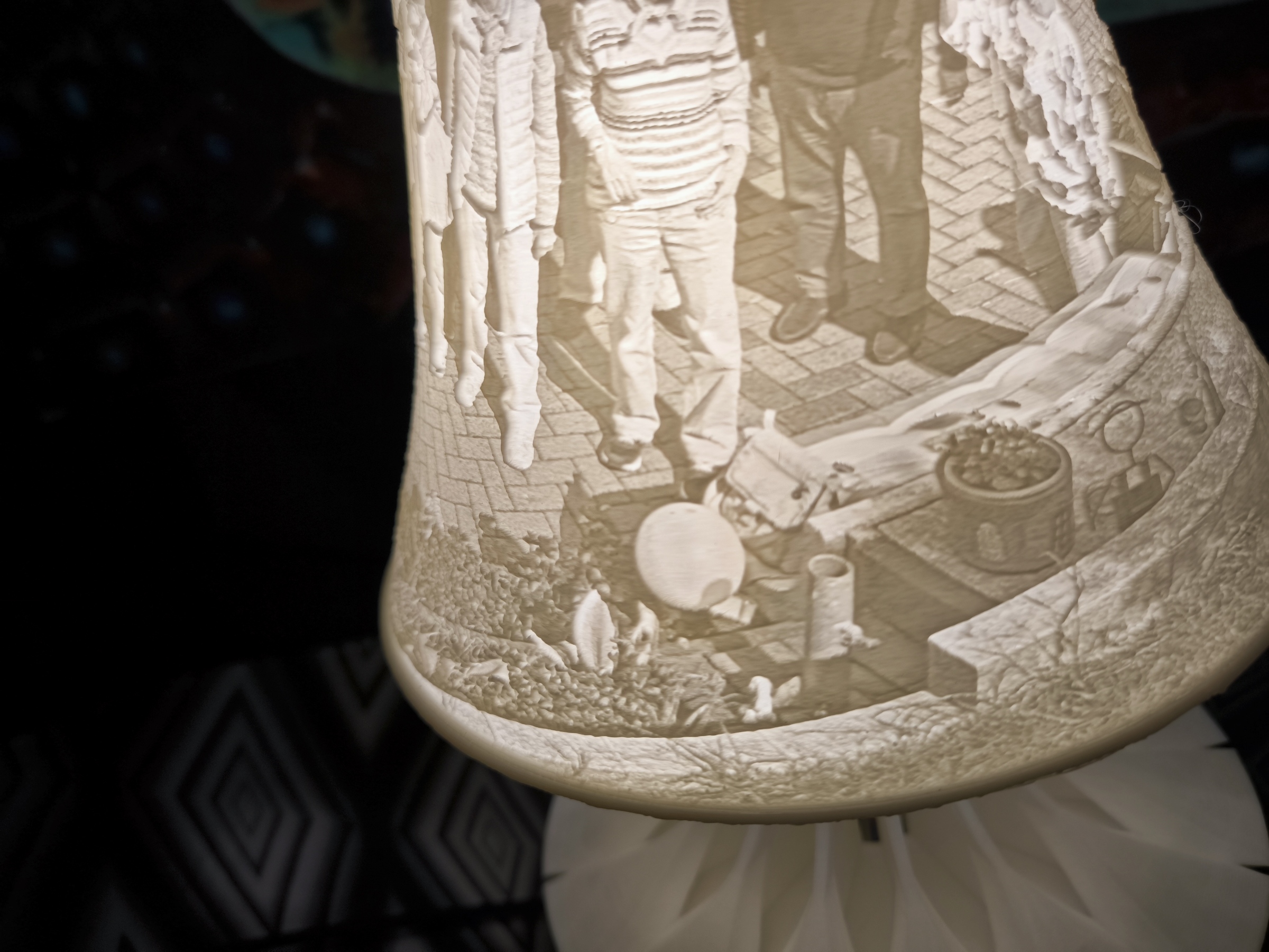 Personalisierte Tischlampe als Lithophan-Geschenk, Hochzeit, besondere Andenken mit Ihrem Wunschbild