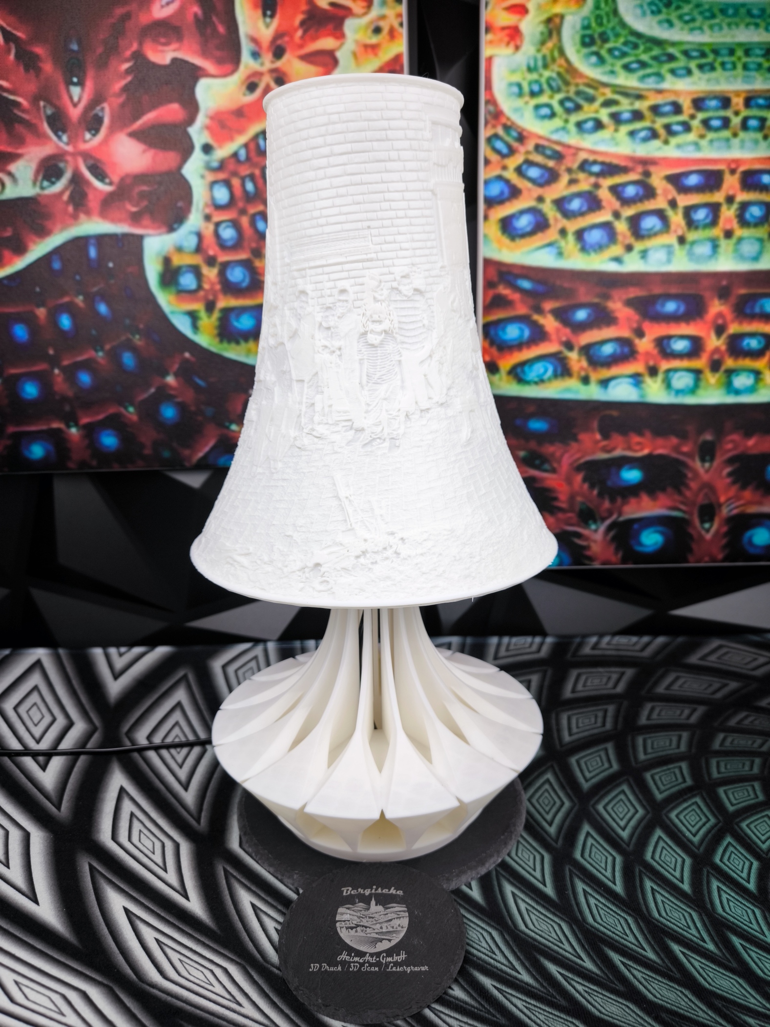 Personalisierte Tischlampe als Lithophan-Geschenk, Hochzeit, besondere Andenken mit Ihrem Wunschbild