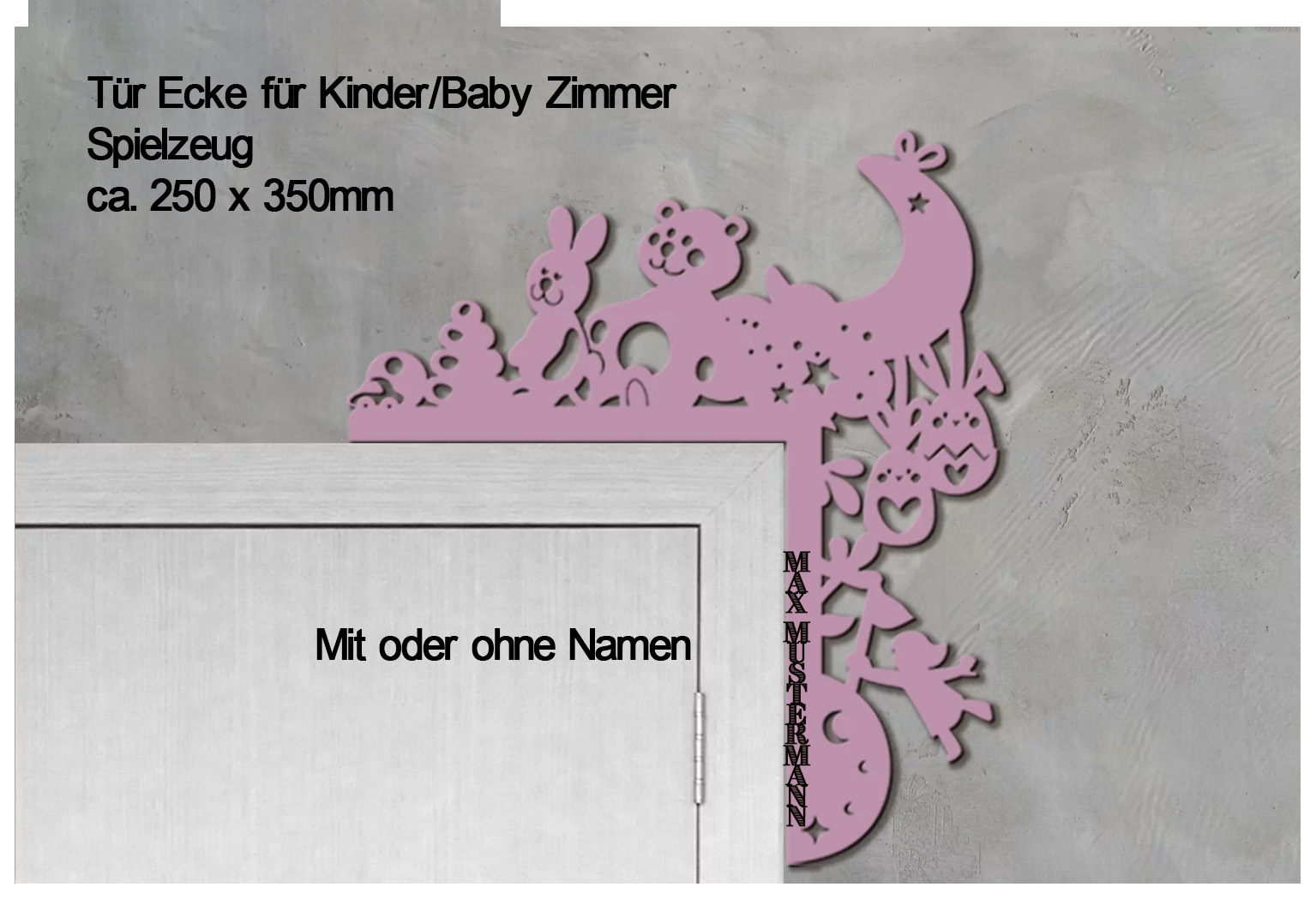 Mädchen Baby Kinderzimmer Tür Ecke Verschönerung - Spielzeug