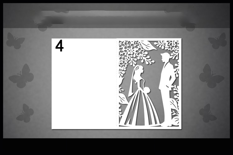 Personalisierte Heirat, Hochzeit Grußkarten mit Brautpaaren, Einladungskarten für den schönsten Tag des Lebens