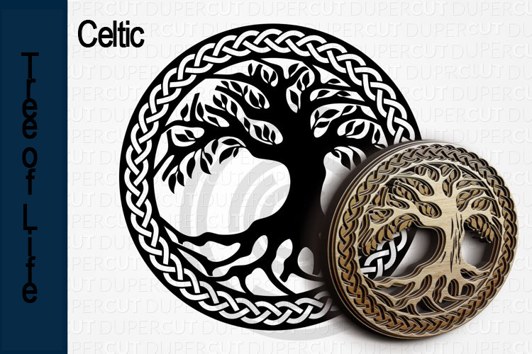 Holz-Wand-Dekor - Heart Tree of Life - Mehrschichtige Wanddekoration zum selbst bemalen und verleimen oder fertig bestellen