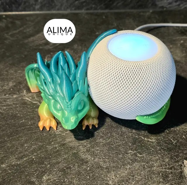 Drachenfigur "Unter den Flügeln von Hao" - kompatibel mit Apple Homepod mini